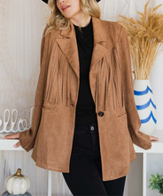 Load image into Gallery viewer, Women’s Fringe Blazer
