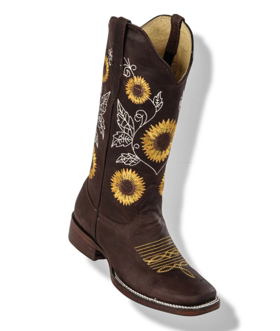 Bota “Sunflower Embriodery” Choco